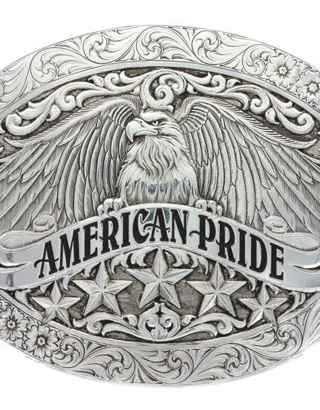 Antiqued American Pride Buckle