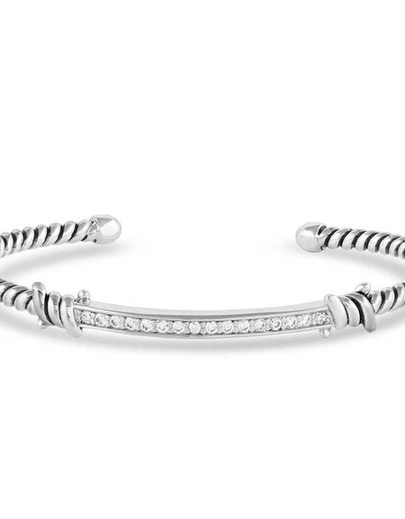 Tied Up Crystal Barbedwire Bracelet