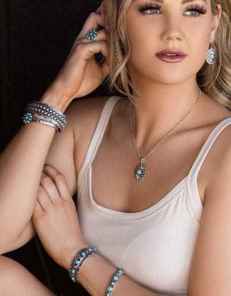 Southwest Starlight Cuff Bracelet