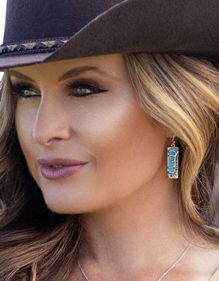 Hunter's Horizon Turquoise Earrings
