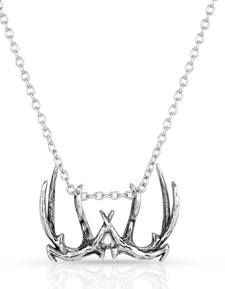 Pursue the Wild Antler Necklace