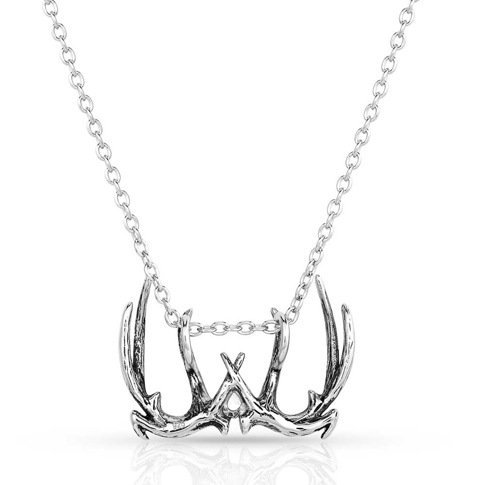 Pursue the Wild Antler Necklace