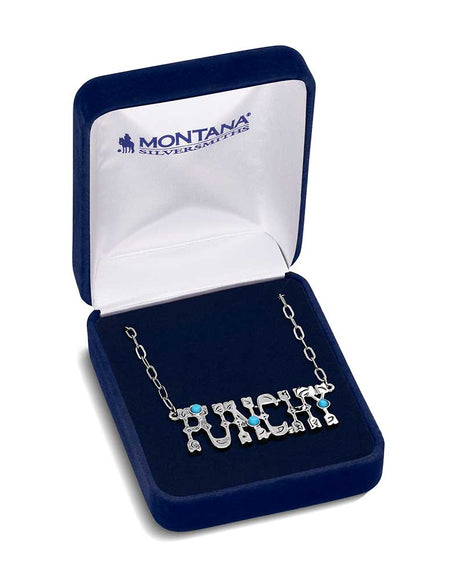 Punchy Charm Turquoise Necklace