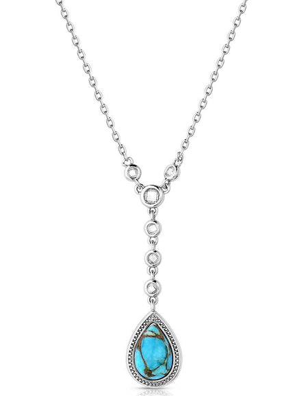 Delicate Cascade Turquoise Necklace