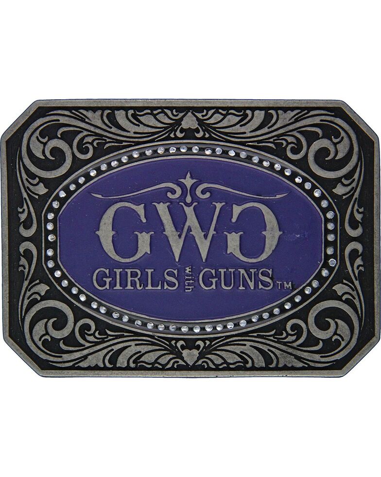 Girls with Guns Purple Buckle
