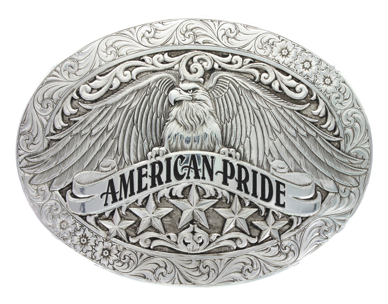 Antiqued American Pride Buckle