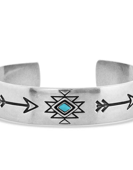 Only Forward Turquoise Silver Cuff