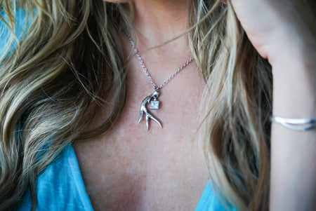 Star Light Antler Necklace