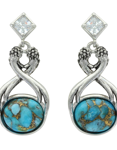 Reaching Towards The Heavens Turquoise Earrings