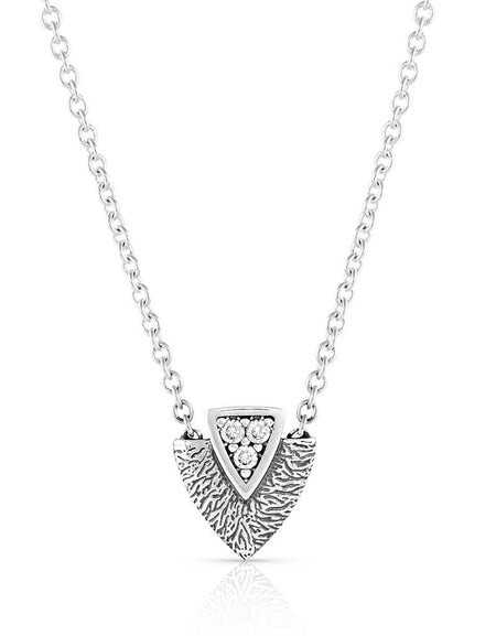 Sweet Riversong Arrowhead Necklace