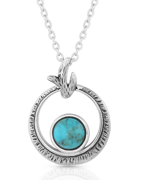 Safari Moon Turquoise Necklace