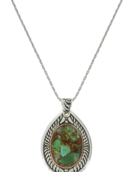 Feathered Flight Turquoise Necklace