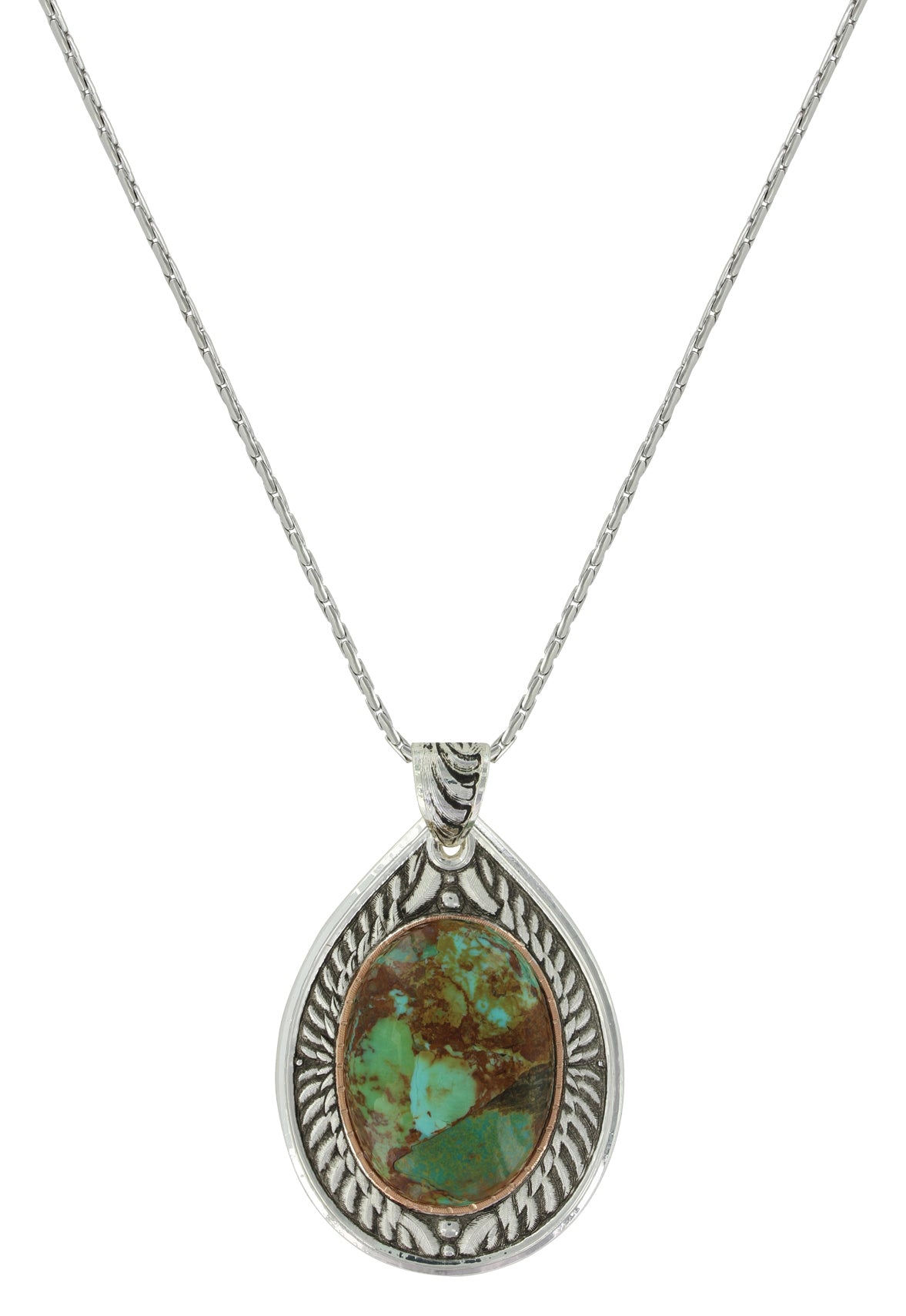 Feathered Flight Turquoise Necklace