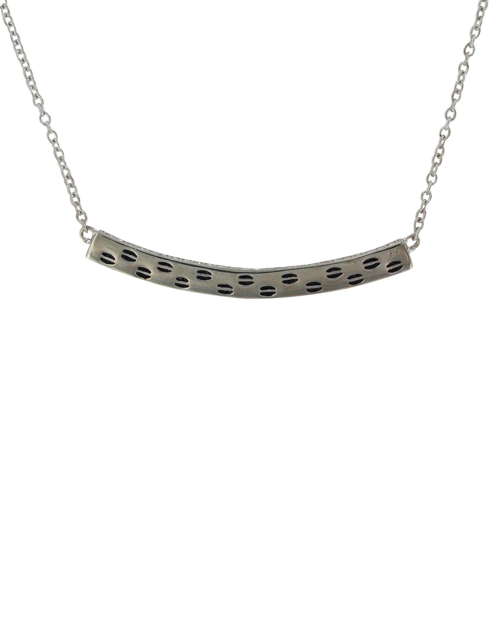 Pursue The Wild Track Bar Necklace