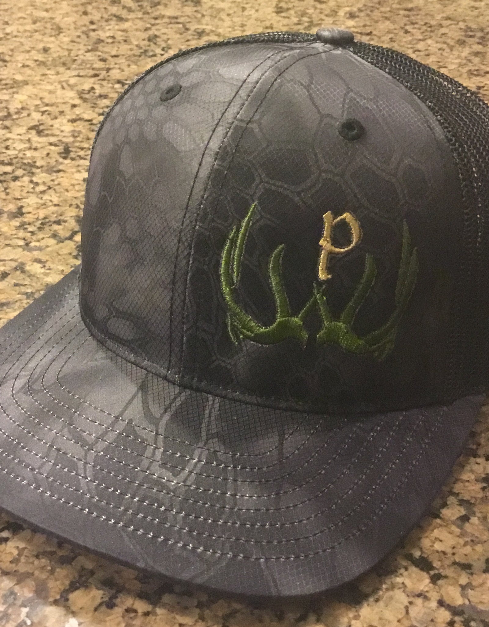 Pursue The Wild Logo Hat- Kryptek Typhon OD Green