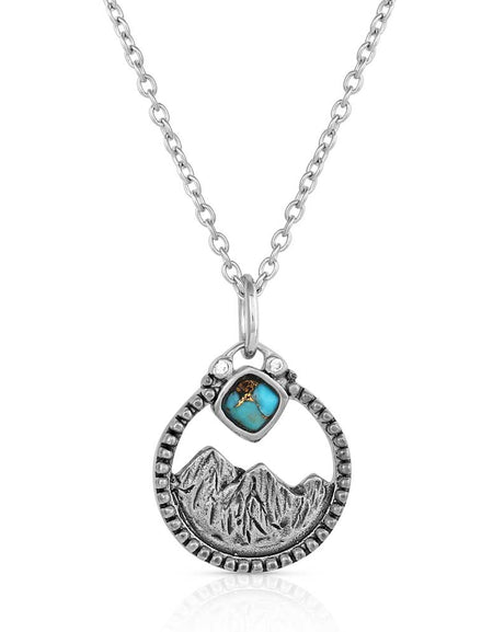 Moonlight Mountains Turquoise Necklace