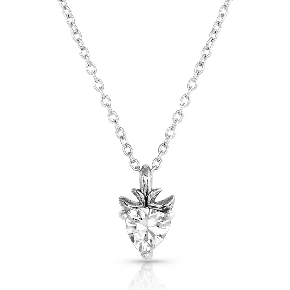 Glacial Arrowhead Crystal Necklace