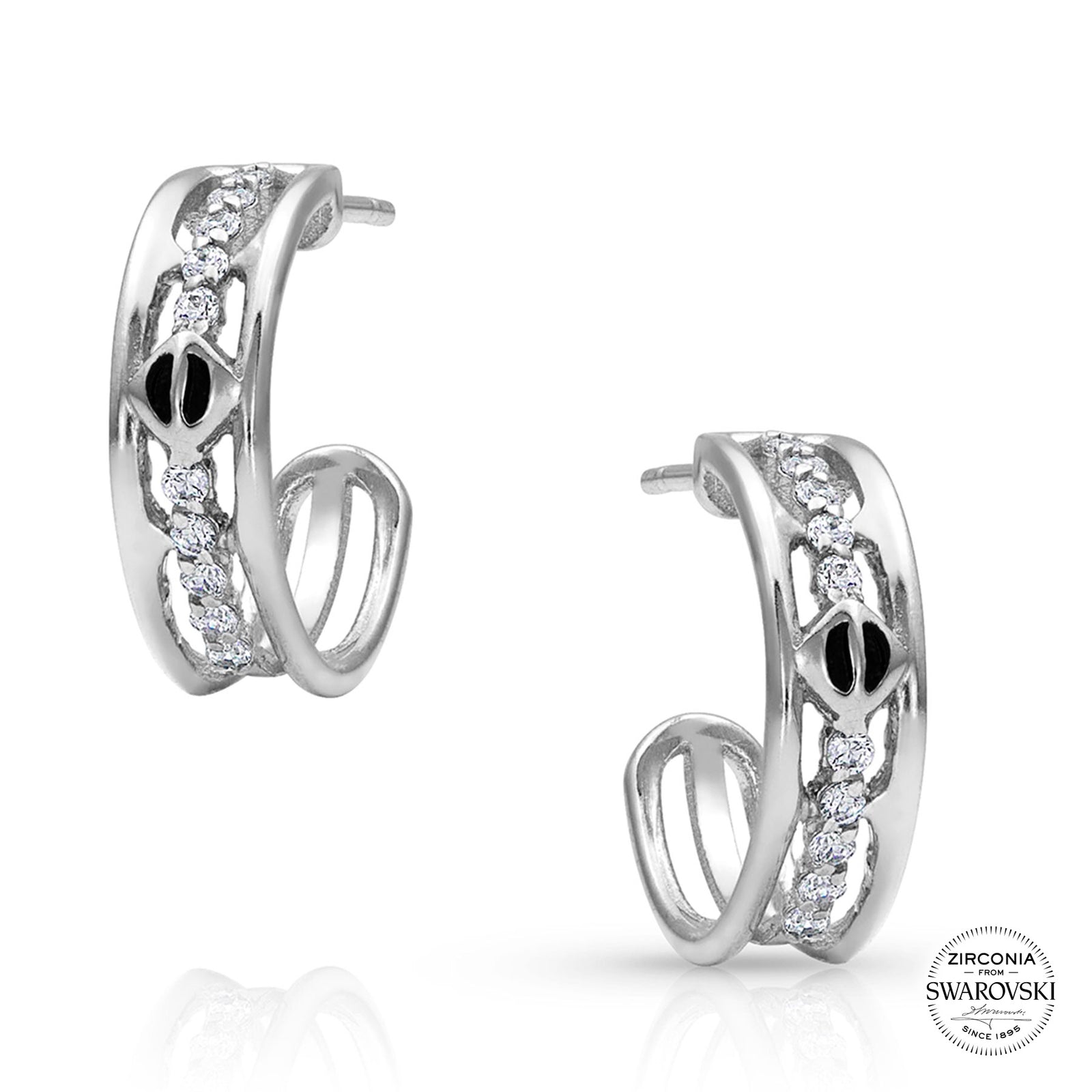 Pursue the Wild Sign of Attraction Hoop Earrings
